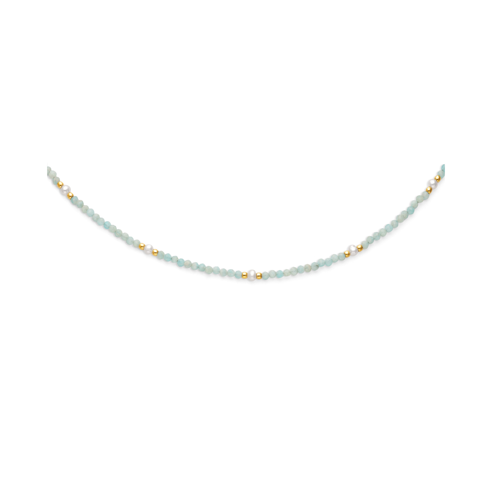 Collana Azulina  Acciao Placcato Oro