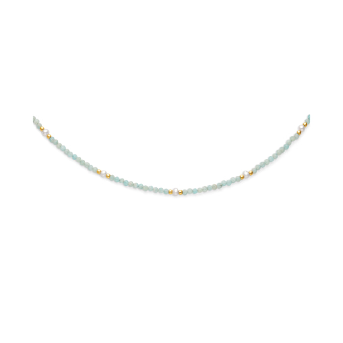 Collana Azulina  Acciao Placcato Oro