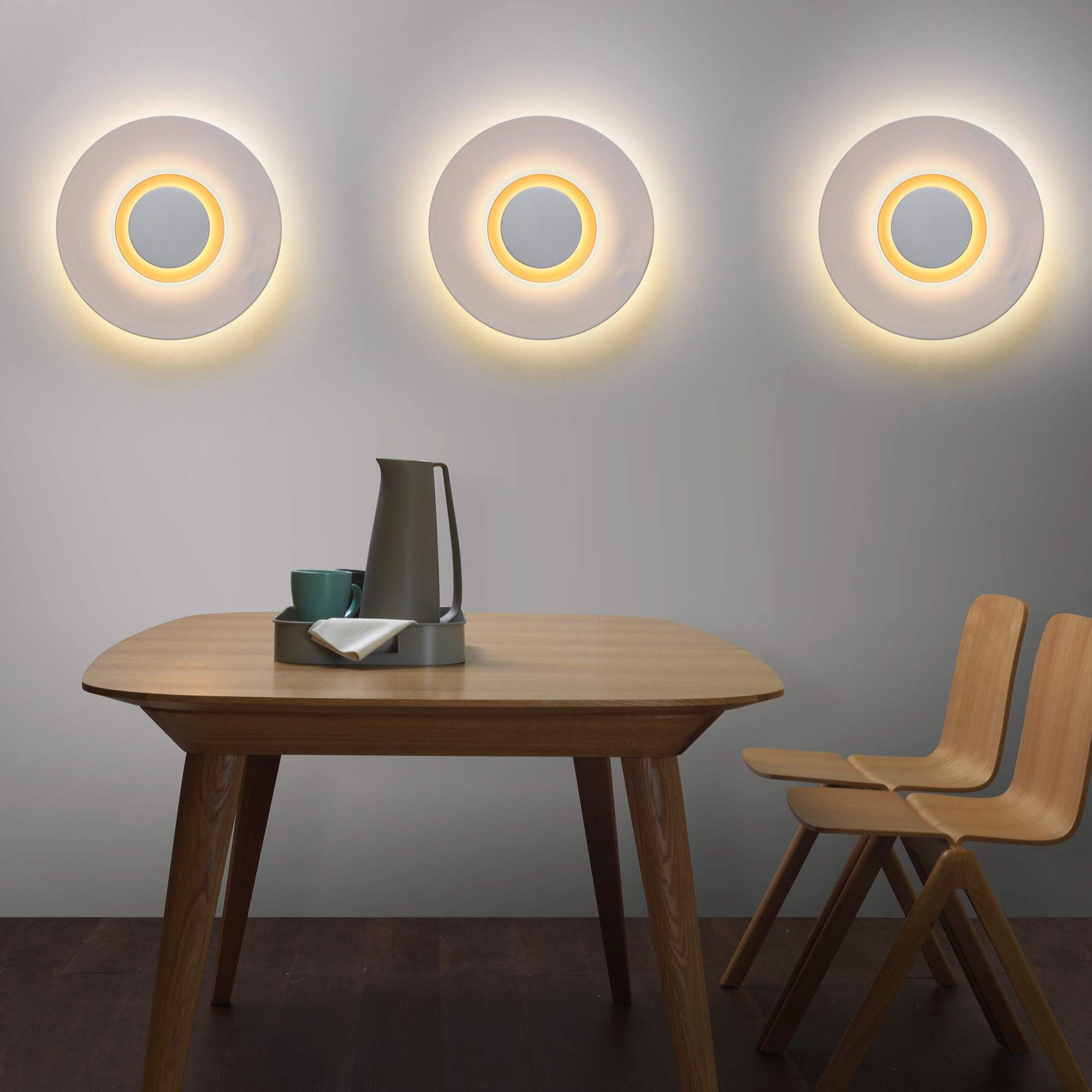 LEDS C4 Big Bang - Aplique de Pared Interior LED 22.5W 3000K Blanco 835Lm