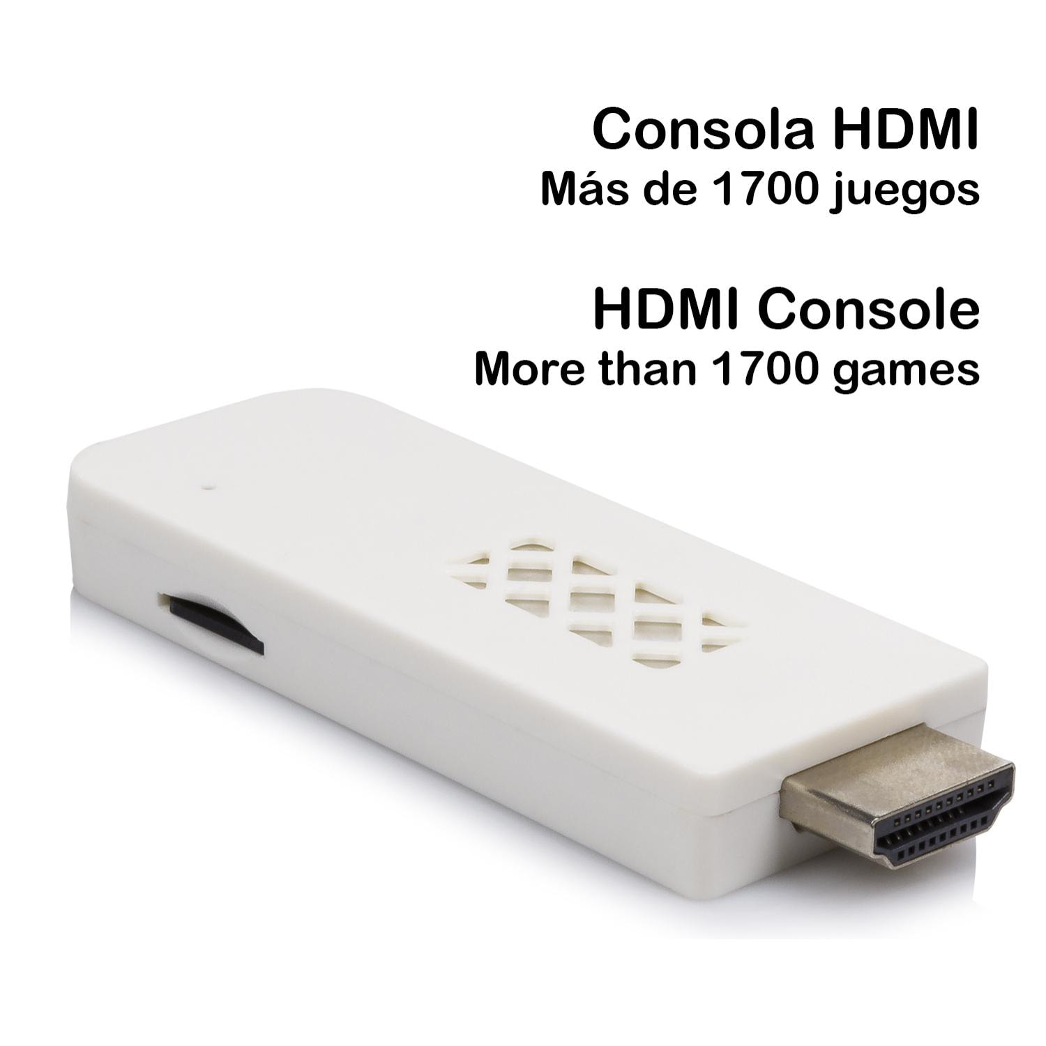 Pandora Twince. Emulador consola arcade de juegos clásicos HDMI. 2 joysticks inalámbricos. 1 y 2 jugadores.