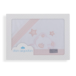 Trip Coche 100% Alg Mod Viggo Bco/Rosa