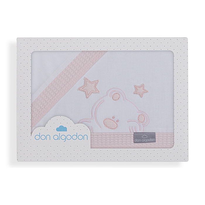 Trip Coche 100% Alg Mod Viggo Bco/Rosa