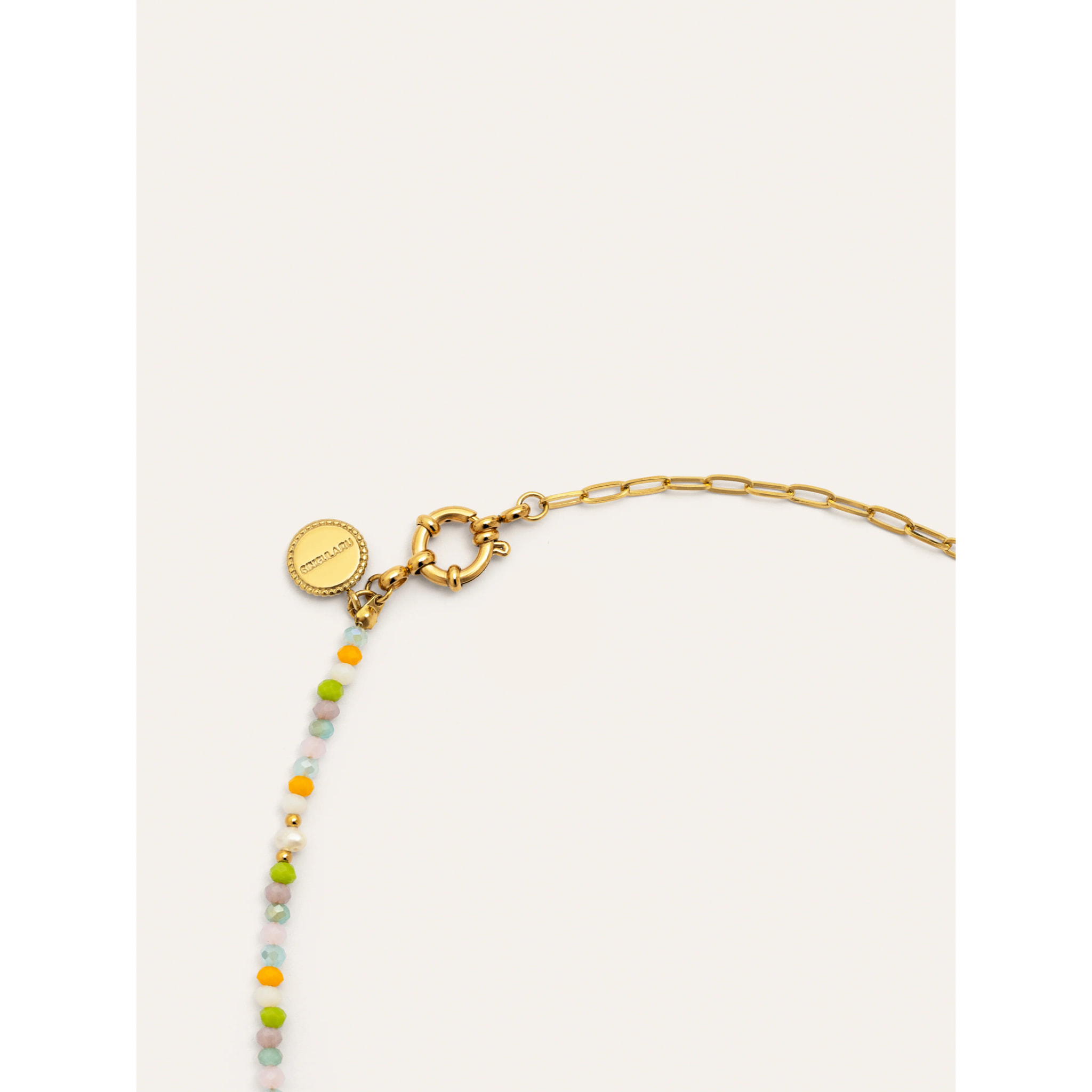 Collana Chic Nora Acciao Placcato Oro