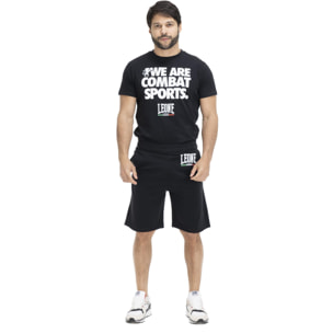 Conjunto completo para hombre compuesto por camiseta Leone Basic y pantalón corto