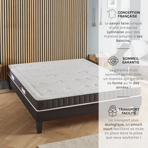 Matelas Intuition, Soutien Ferme, Mémoire de Forme & Mousse Haute 15 cm, Éco-Responsable