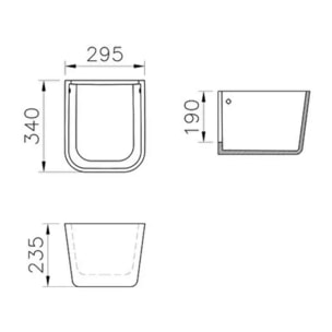 Cache-siphon Sento Kids bleu