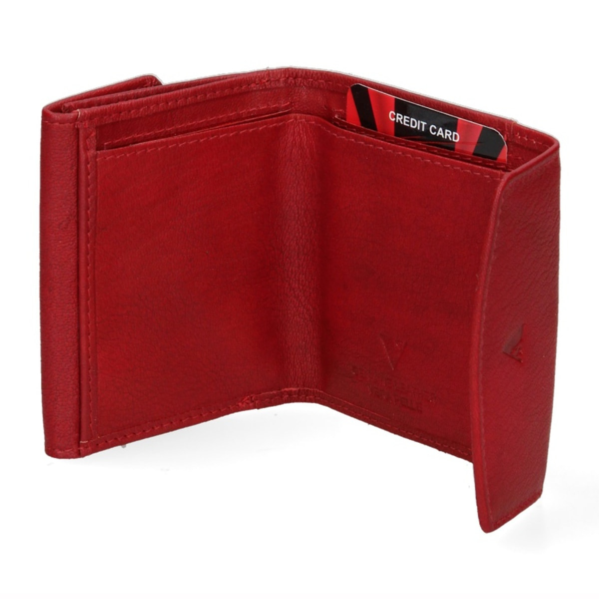 Portafoglio donna in ecopelle - Modello False - Casual - 9.0 x 7.5 x 2.0 cm
