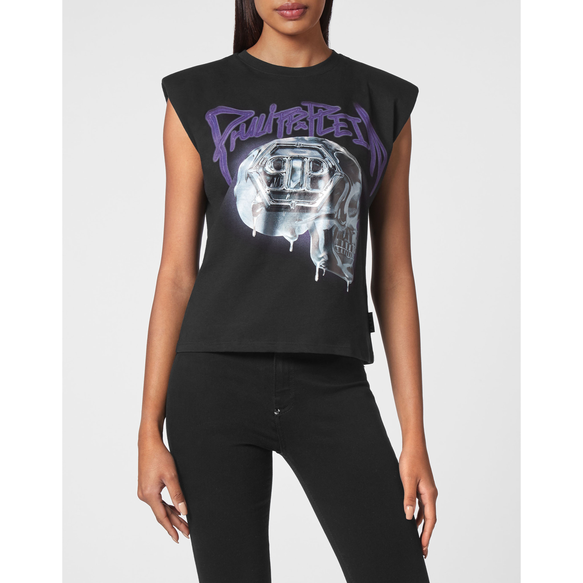 PHILIPP PLEIN Tank Top SKULL