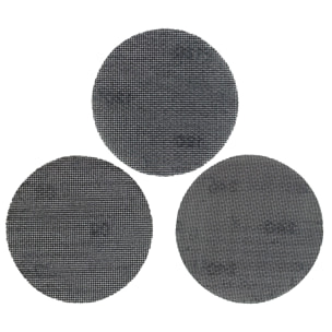 Stanley Assortiment de 3 abrasifs excentrique Ø 125mm maille auto-aggripants grains 80, 120 et 240