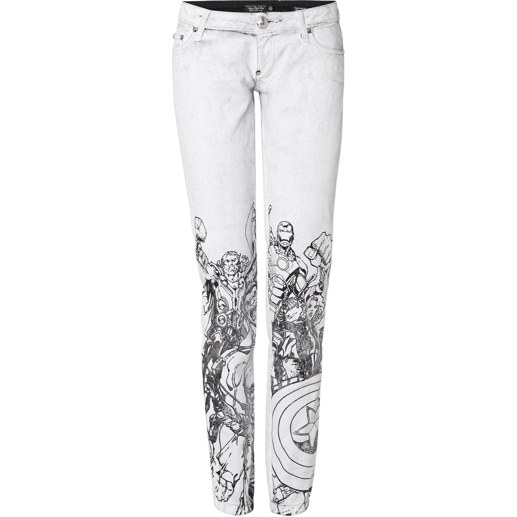 PHILIPP PLEIN super sexy slim "comic on"