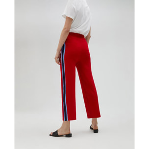Pantaloni Coulette Rossi