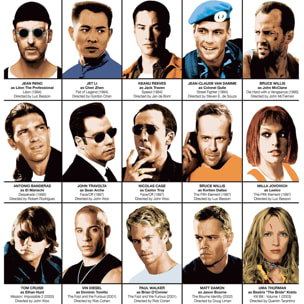 Affiche - Legendary Action Movie Heroes - Olivier Bourdereau