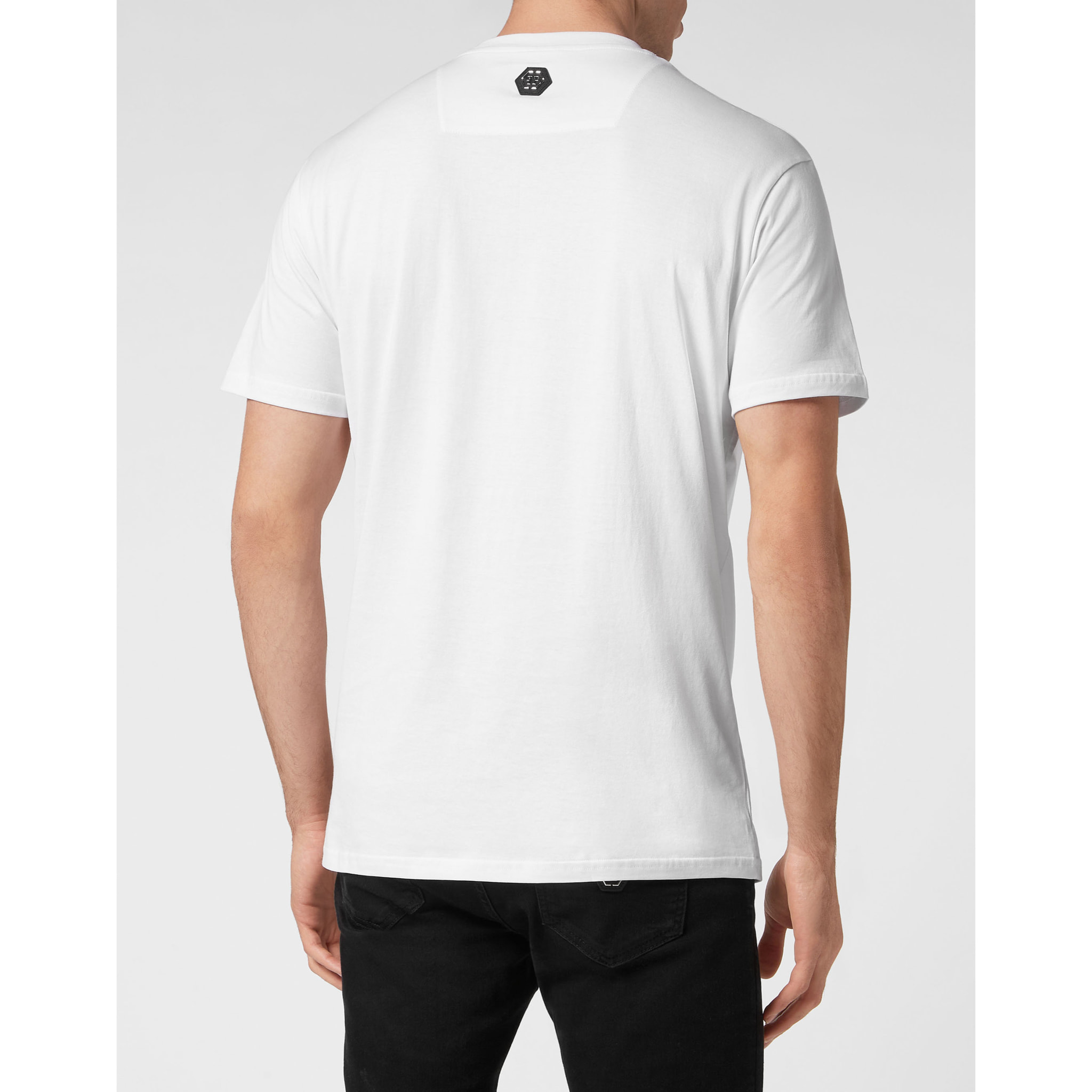 PHILIPP PLEIN T-Shirt Round Neck SKULL