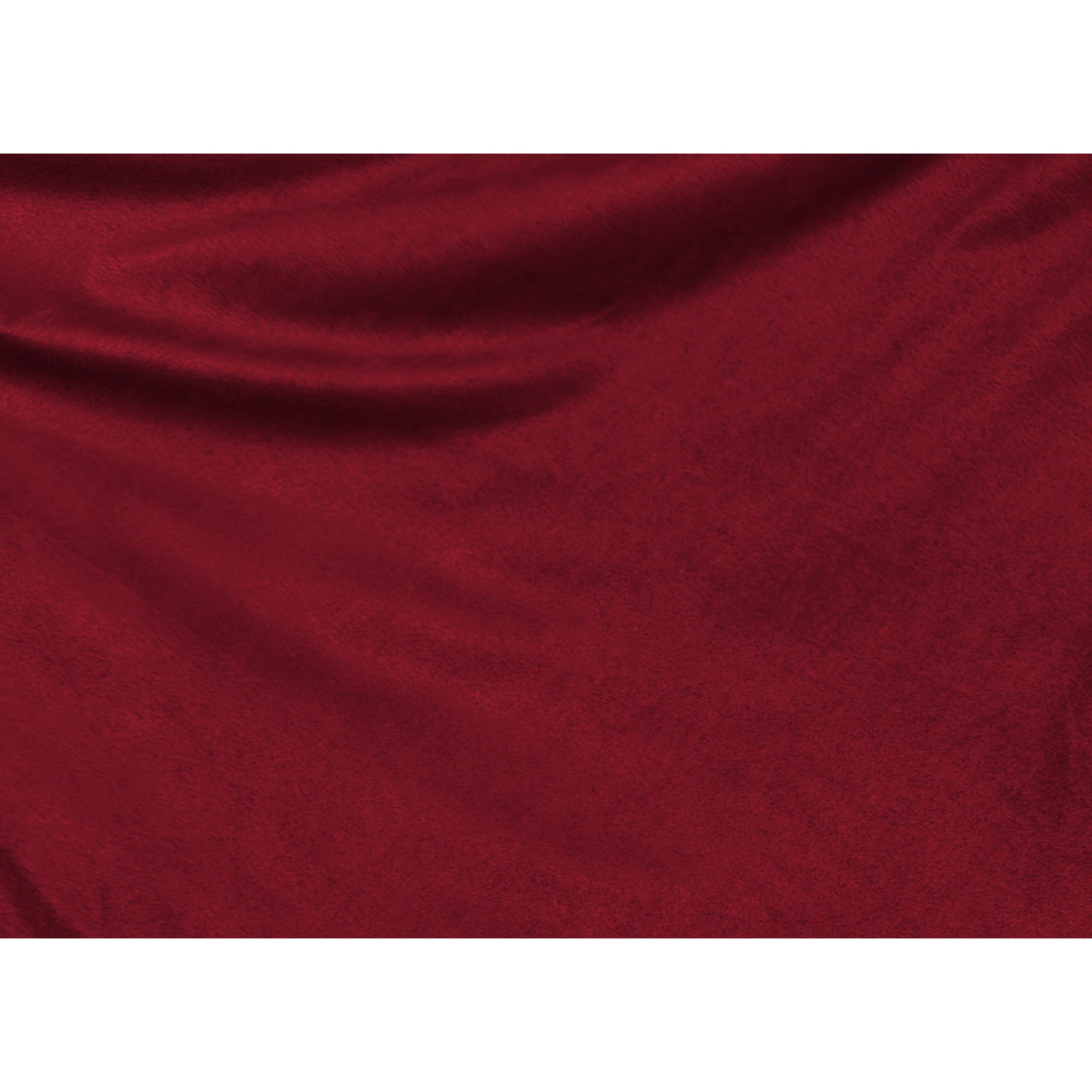 Vestiletto Giroletto Effetto Velluto Estensibile Tinta Unita Matrimoniale Perfetto Bordeaux