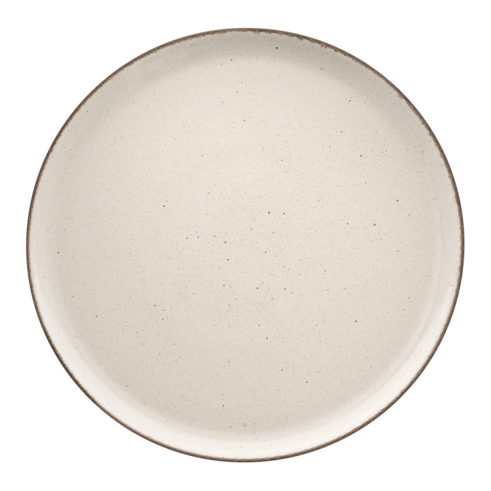 Yumi Beige - Servicio de vajilla de 18 piezas