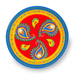 Set de 6 assiettes apéritif en porcelaine Excelsa – Gipsy Soul, multicolore