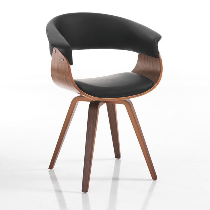 ORESTELUCHETTA sedia MICHIGAN DARK WOOD