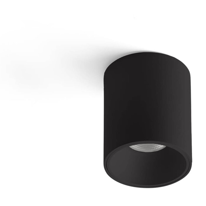 ROL Lampada plafoniera nera 9W