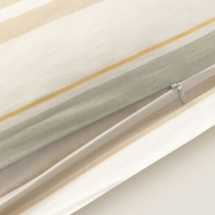 Funda de cuadrante algodón rayas Grora color verde 100% Algodón