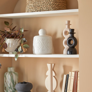 Boîte déco "Mala" céramique blanc H1915,2cm