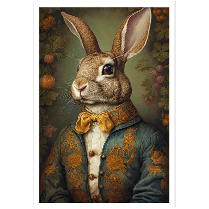 Affiche enfant mister lapin  Affiche seule