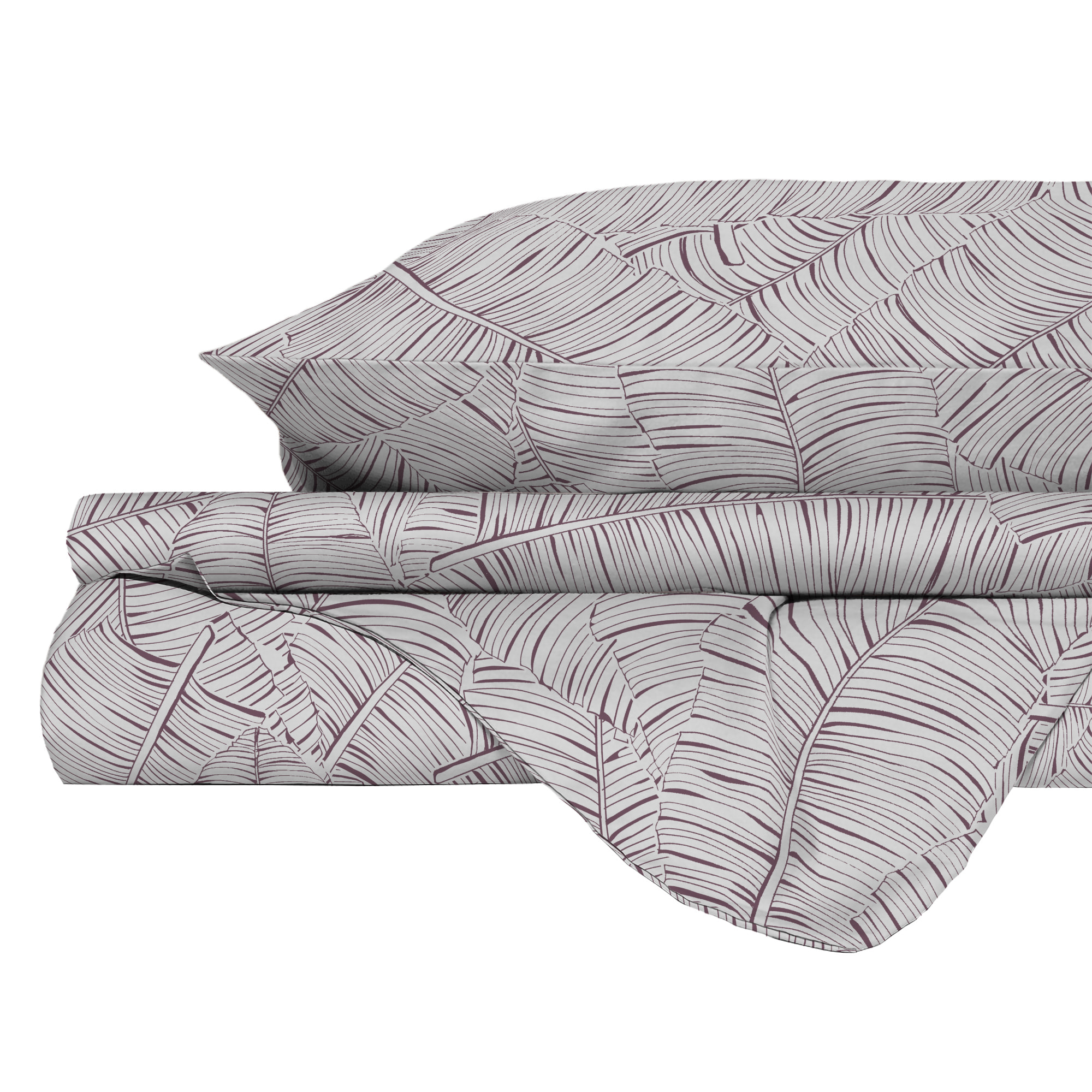 PARURE COPRIPIUMINO ATHENA, 100% Cotone, Made in Italy - JANE ROSA