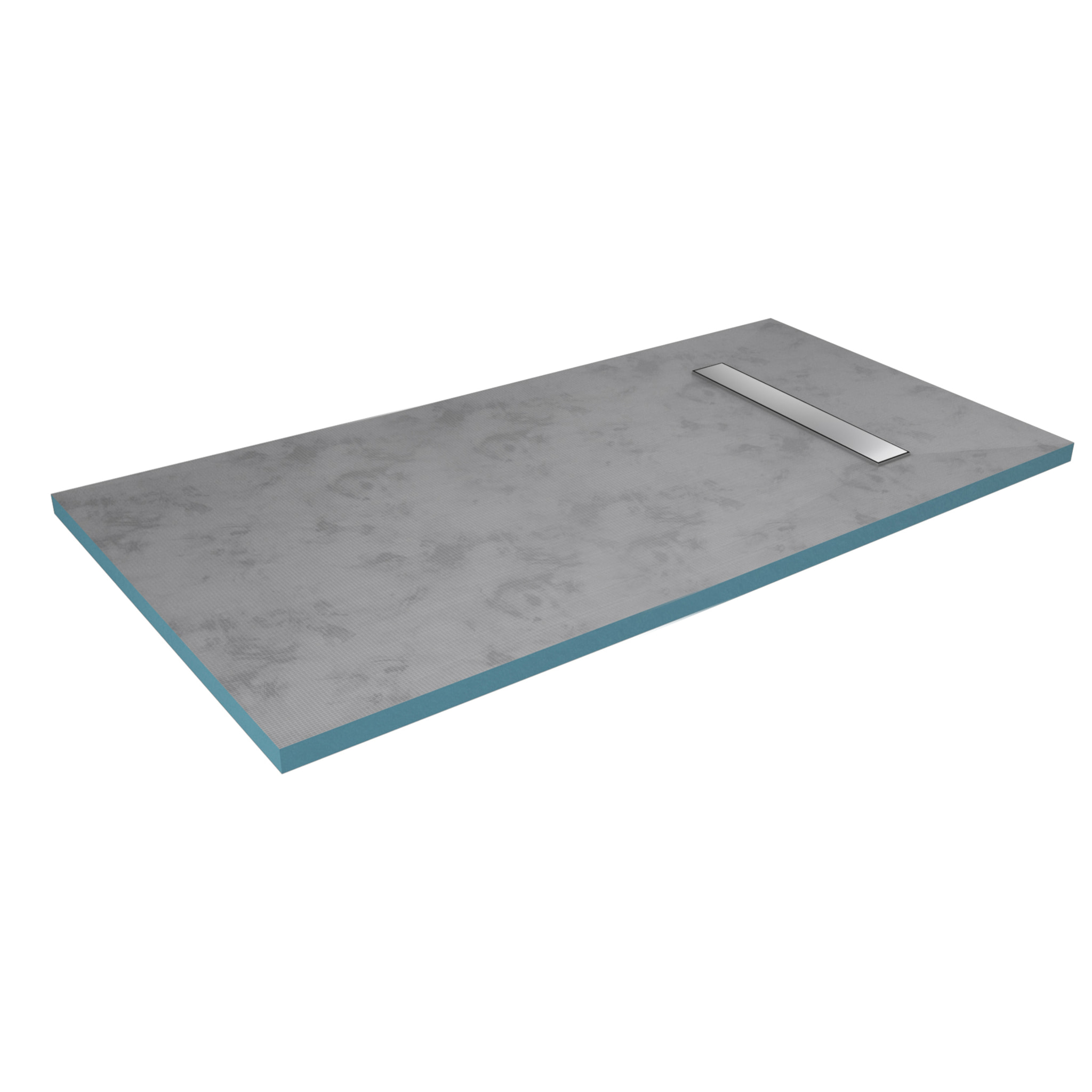 RECEVEUR DE DOUCHE A CARRELER 90x140CM RECOUPABLE AVEC BONDE CANIVEAU