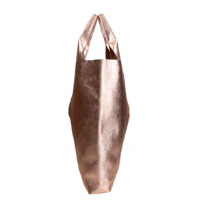 Borsa a spalla da donna - Modello Argenta - Pelle laminata - 44.0 x 38.0 x 3.0 cm