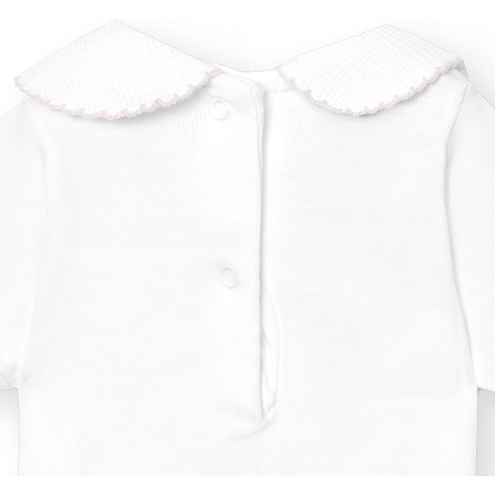 Body bebé manga corta cuello piqué