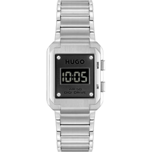 Reloj Hugo 1530356 Unisex Digital Cuarzo con Correa de Acero inoxidable