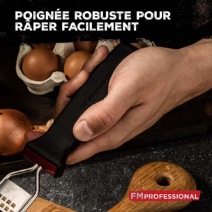 Râpe à zeste longue gros grain avec couvercle de protection FM Professional Gourmet