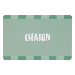 Set de table rectangulaire Chateau 30x45cm vert d'eau