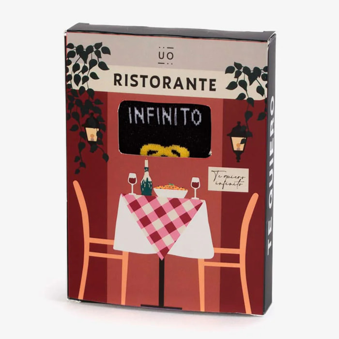 Calcetines Edición TOP "Te quiero infinito" pasta - low impact