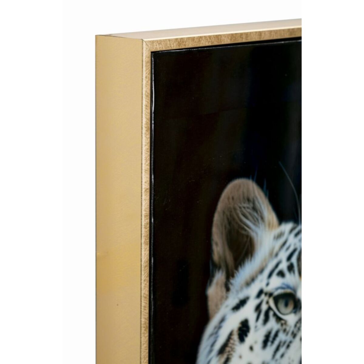 DIPINTO SU TELA LACCATO MOIRA C/CORNICE -A- CM 52X4X102