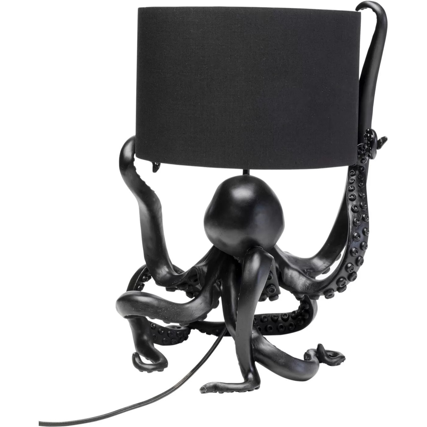 Lampe pieuvre noire 48cm Kare Design