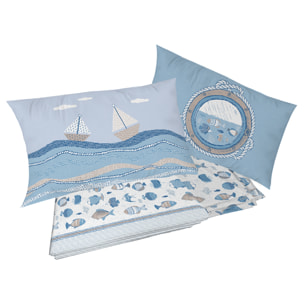 Completo letto oceano bianco