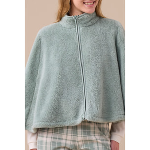 Poncho donna eco pelliccia articolo lurex Noidinotte