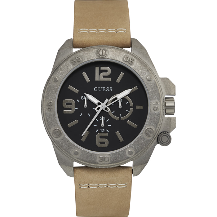 Reloj Guess W0659G4 Hombre Analogico Cuarzo con Correa de Pu & leather