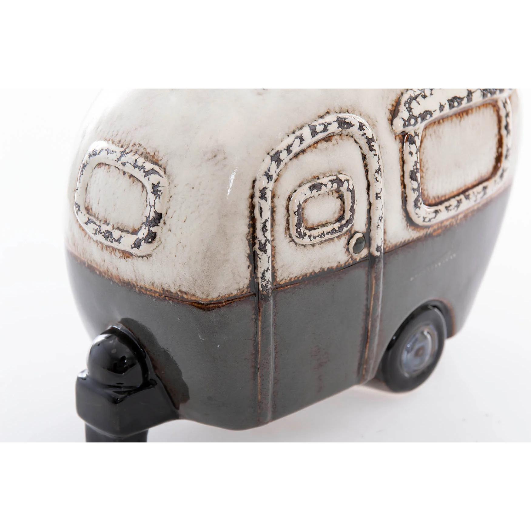 Bombonera Caravana Ceramica 23x12x19 Cm