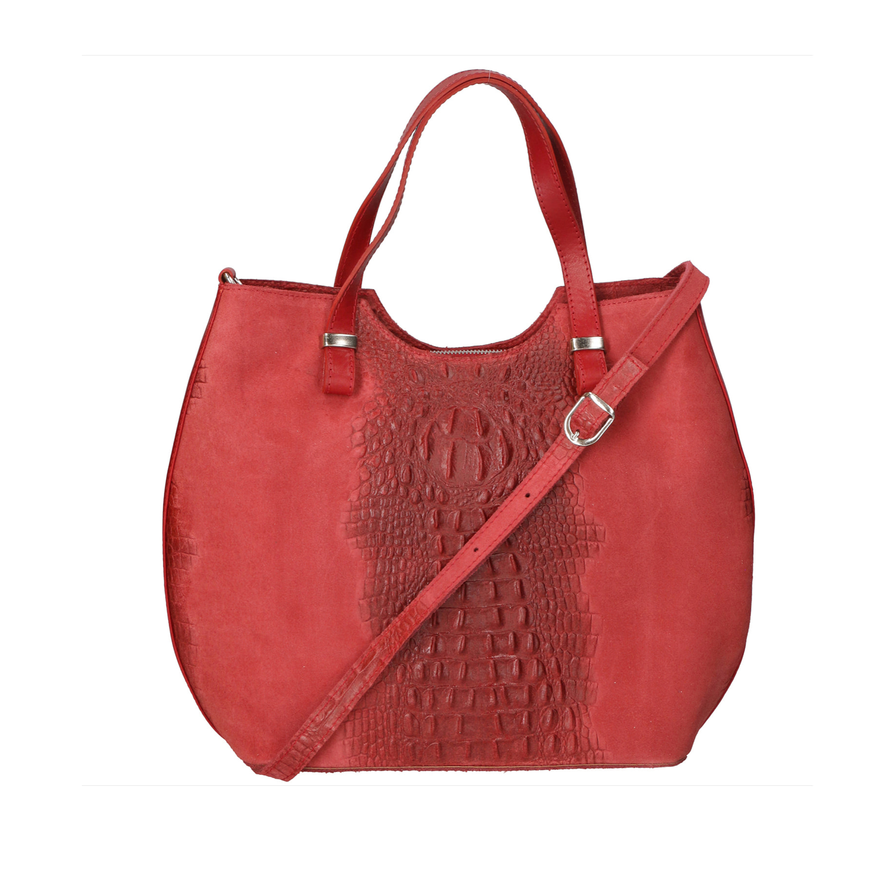 Borsa a mano da Donna Elda in Vera Pelle Made in Italy 31x42x14 cm