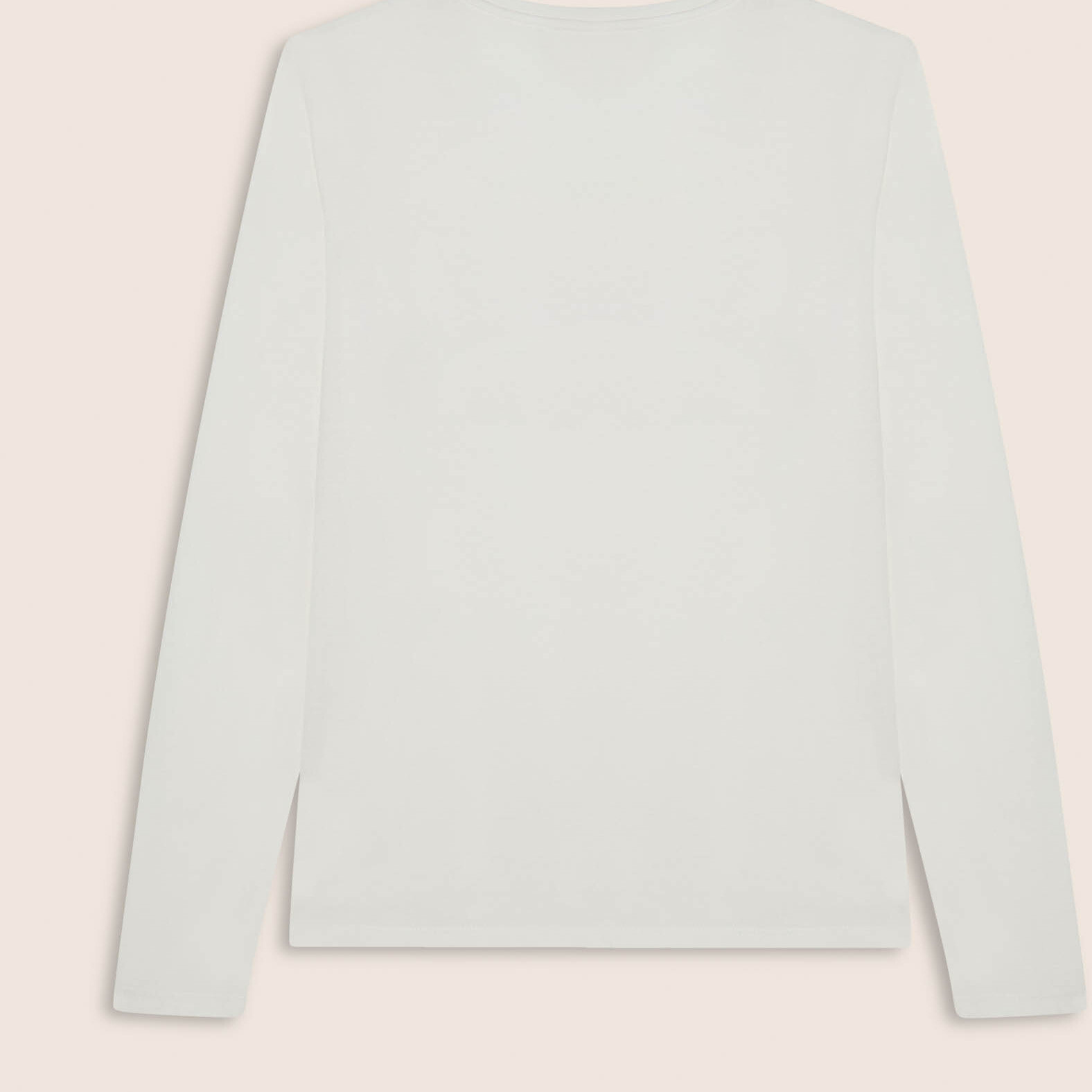 T-shirt a maniche lunghe con scritta Dreamer in strass