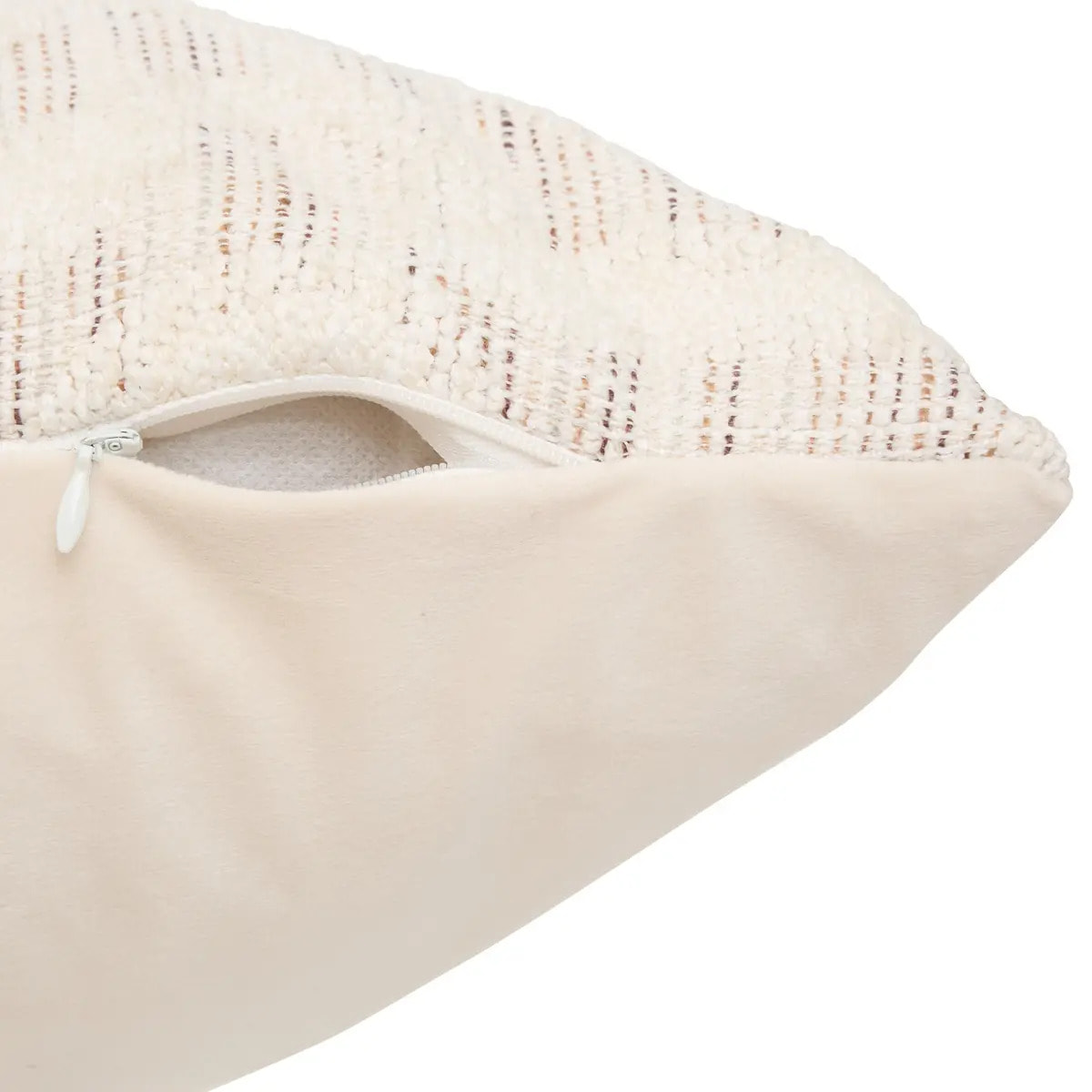 Coussin Betima rectangulaire 50x80cm blanc