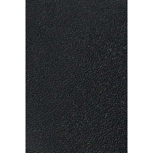 Sandalia negra Greta de rafia con logo PC