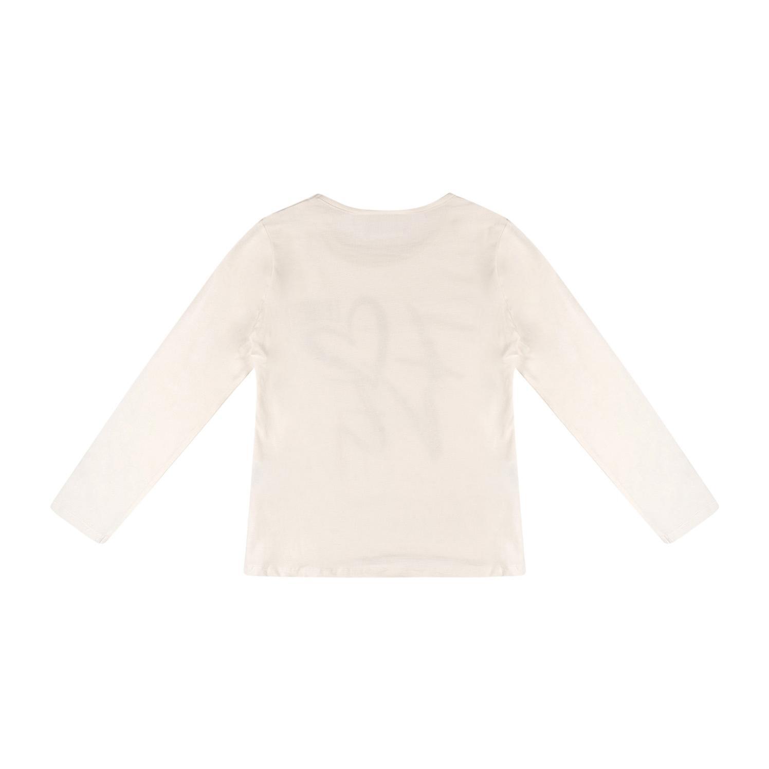 T-shirt a maniche lunghe da bambina "Love"