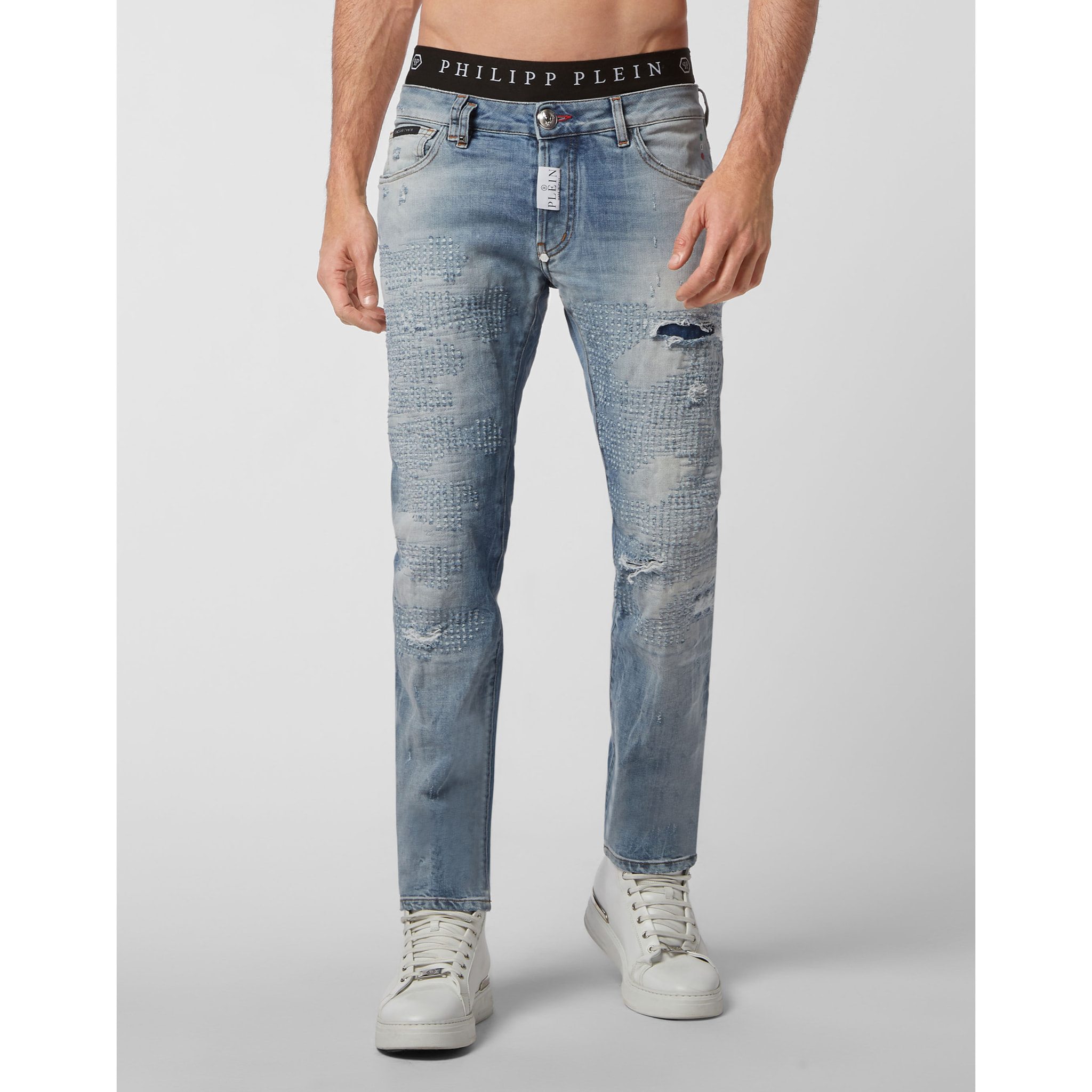 PHILIPP PLEIN Vaqueros de corte recto