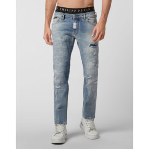 PHILIPP PLEIN Vaqueros de corte recto