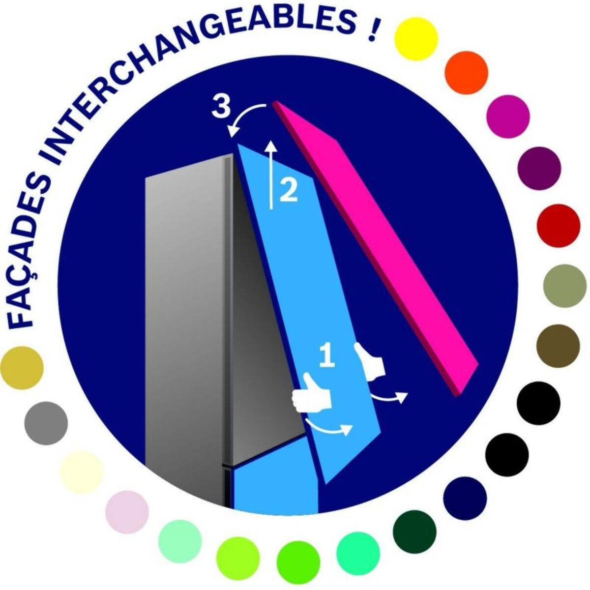 Panneau d'habillage BOSCH VARIOSTYLE FRAMBOISE KSZ1BVE00