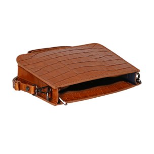 Borsa a spalla da donna In Vera pelle Made in Italy 25x16x6 cm