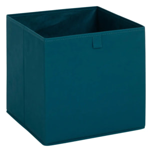 Boîte de rangement "Mix 'n' Modul" motif olivia bleu 31x31cm