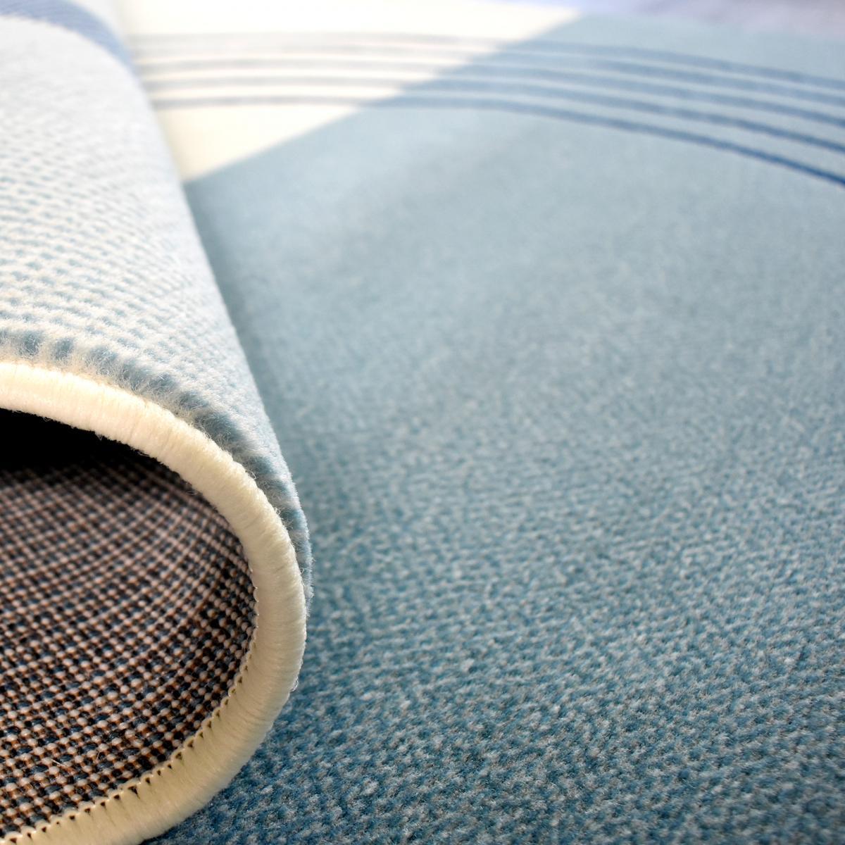 Tapis salon et chambre tissé motif rétro-vintage VOKI